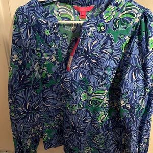 Lilly Pulitzer long sleeve blouse. Size XL